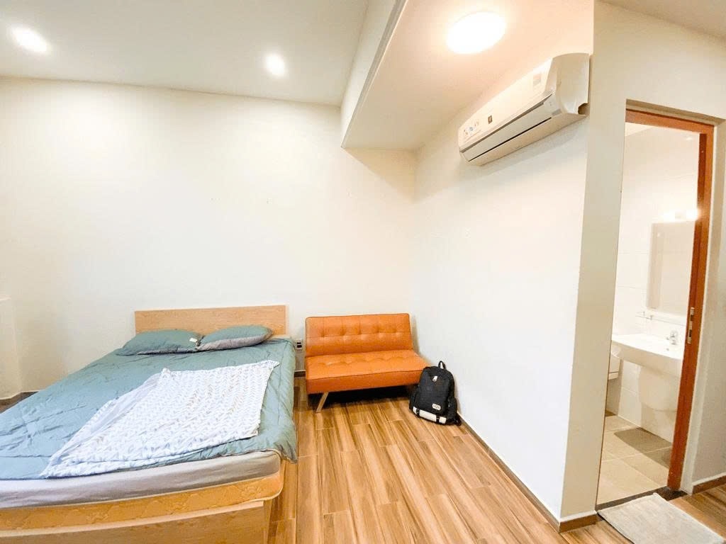 Phòng trọ Studio 25m2 tại Anh Ng House  Nguyễn Cảnh Dị - Tân Bình - Phòng ngủ