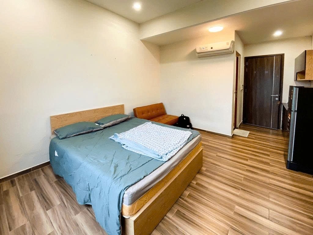 Phòng trọ Studio 25m2 tại Anh Ng House  Nguyễn Cảnh Dị - Tân Bình - Phòng ngủ