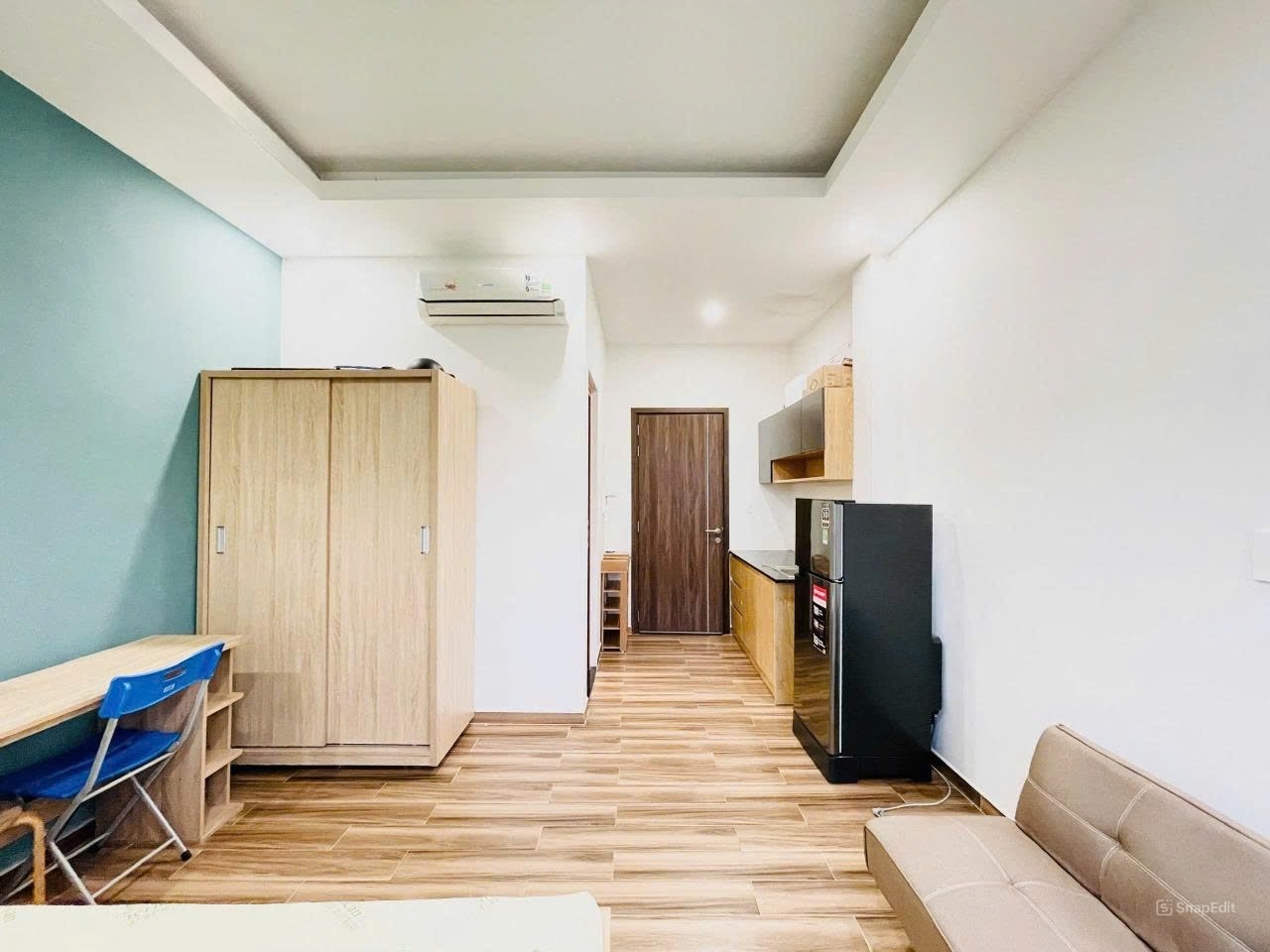 Phòng trọ Studio 25m2 tại Anh Ng House  Nguyễn Cảnh Dị - Tân Bình - Phòng ngủ