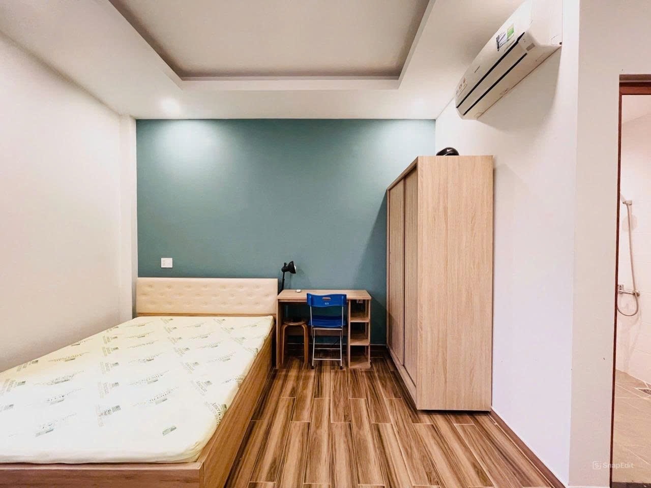 Phòng trọ Studio 25m2 tại Anh Ng House  Nguyễn Cảnh Dị - Tân Bình - Phòng ngủ