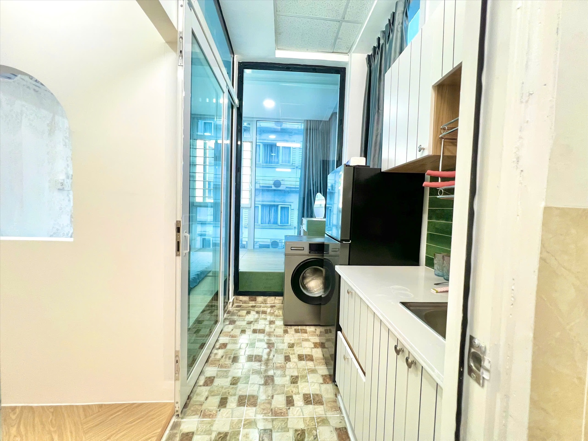 Phòng trọ 2 Phòng ngủ 50m2 tại AH Apartment Trường Sơn - Tân Bình - Phòng bếp
