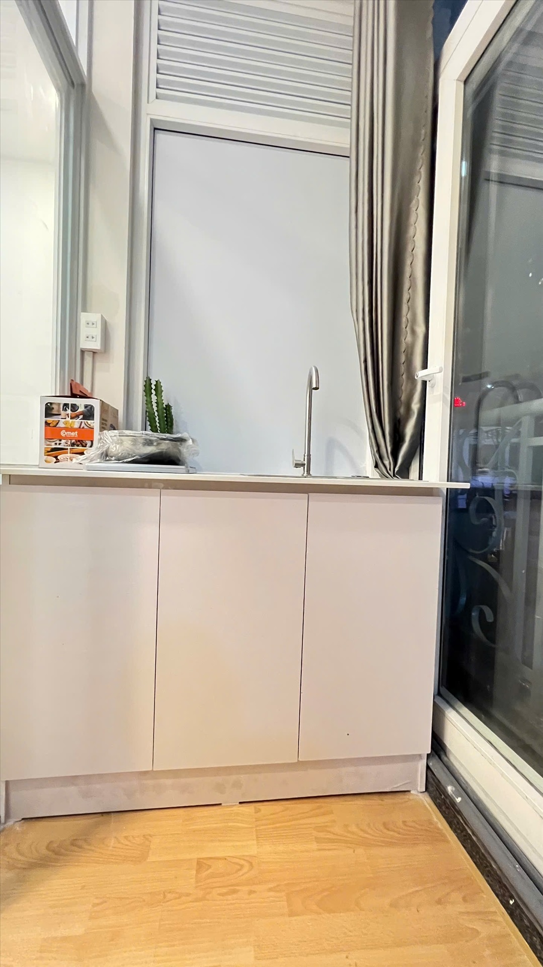 Phòng trọ 1 Phòng ngủ 35m2 tại Đất Lành Apartment Yên Thế - Tân Bình - Phòng bếp