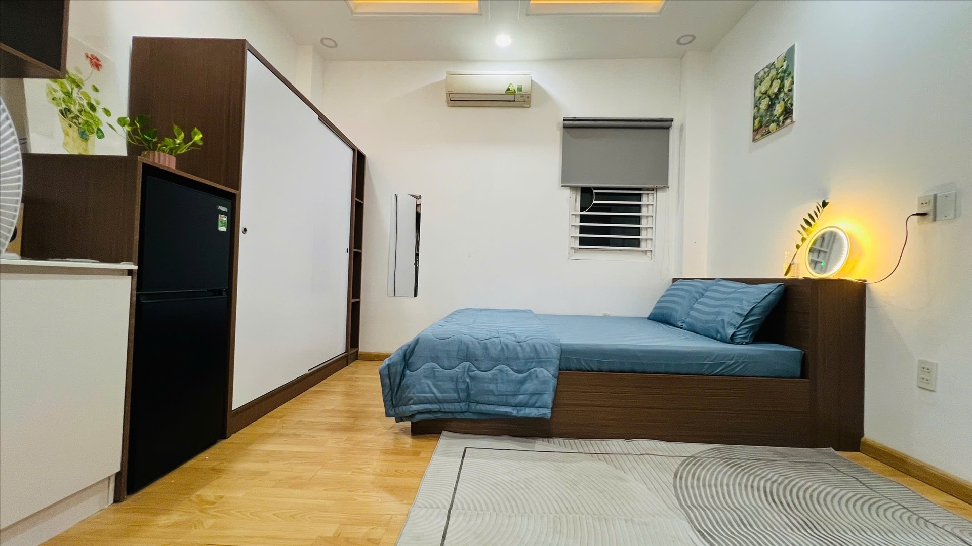 Phòng trọ Studio 25m2 tại Đất Lành Apartment Yên Thế - Tân Bình - Phòng ngủ