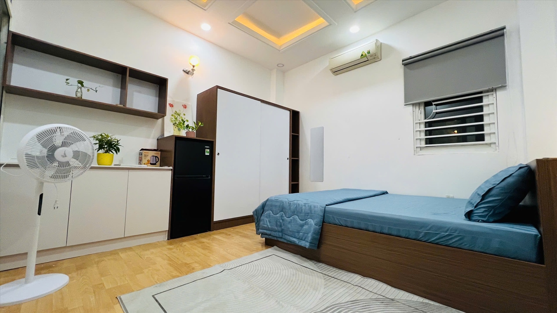 Phòng trọ Studio 25m2 tại Đất Lành Apartment Yên Thế - Tân Bình - Phòng ngủ