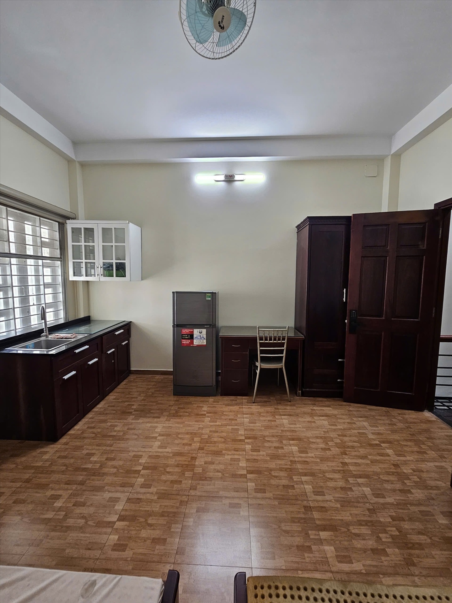 Phòng trọ Studio 25m2 tại HN Home Lâm Văn Bền - Quận 7 - Phòng ngủ