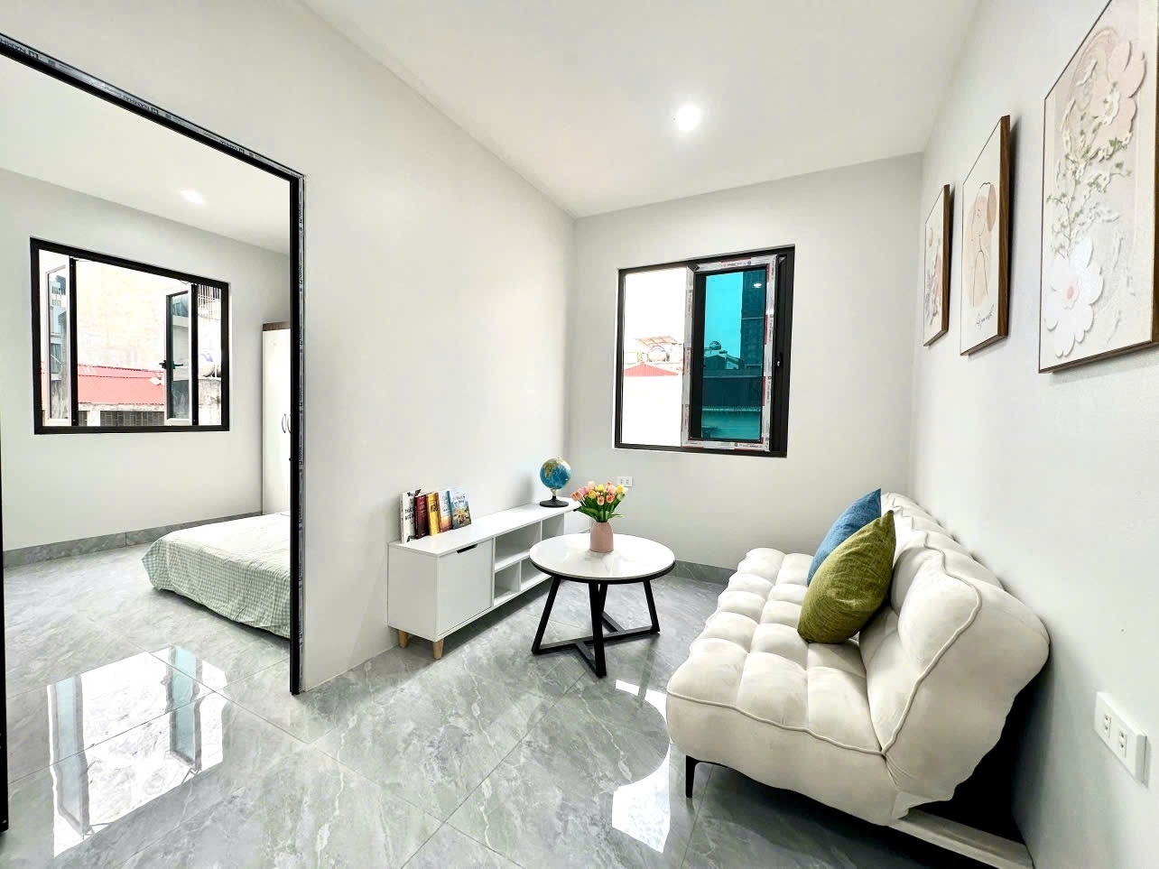 Phòng trọ 1 Phòng ngủ 40m2 tại Time House Đình Thôn - Nam Từ Liêm - Phòng khách