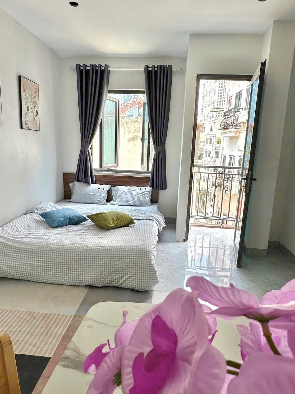 Phòng trọ Studio 30m2 tại Time House Đình Thôn - Nam Từ Liêm - Phòng khách