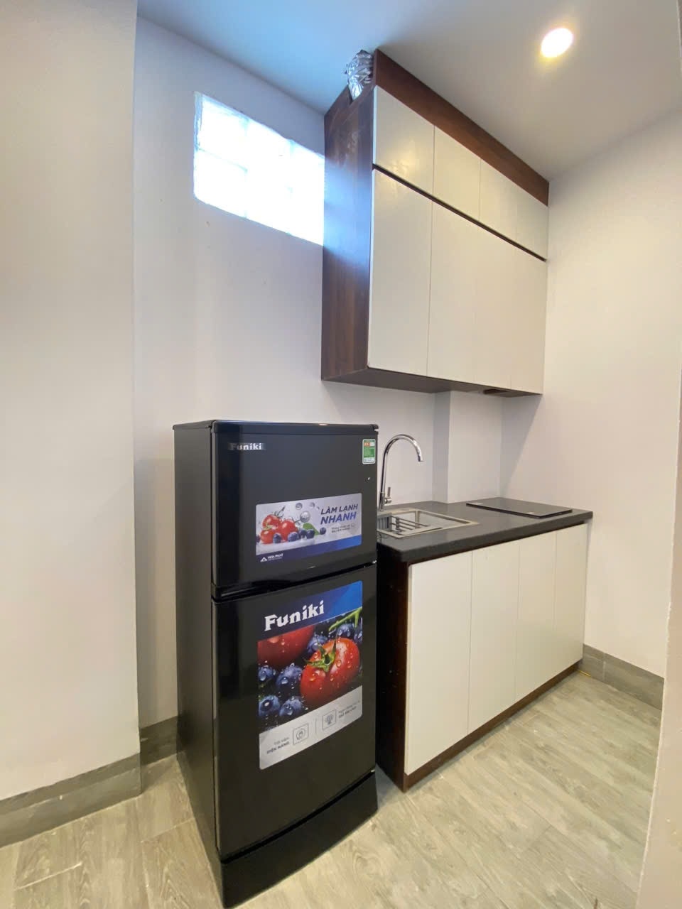 Phòng trọ Studio 28m2 tại 4PS Housing Phú Xá - Tây Hồ - Phòng bếp