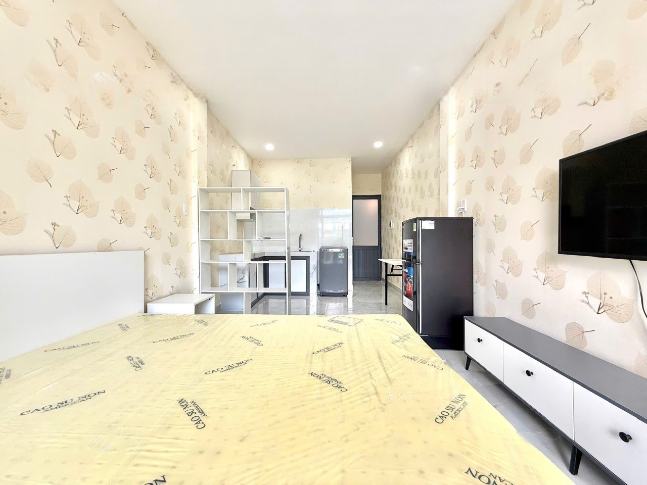 Phòng trọ Studio 35m2 tại NVK Home Trường Chinh - Tân Bình - Phòng ngủ