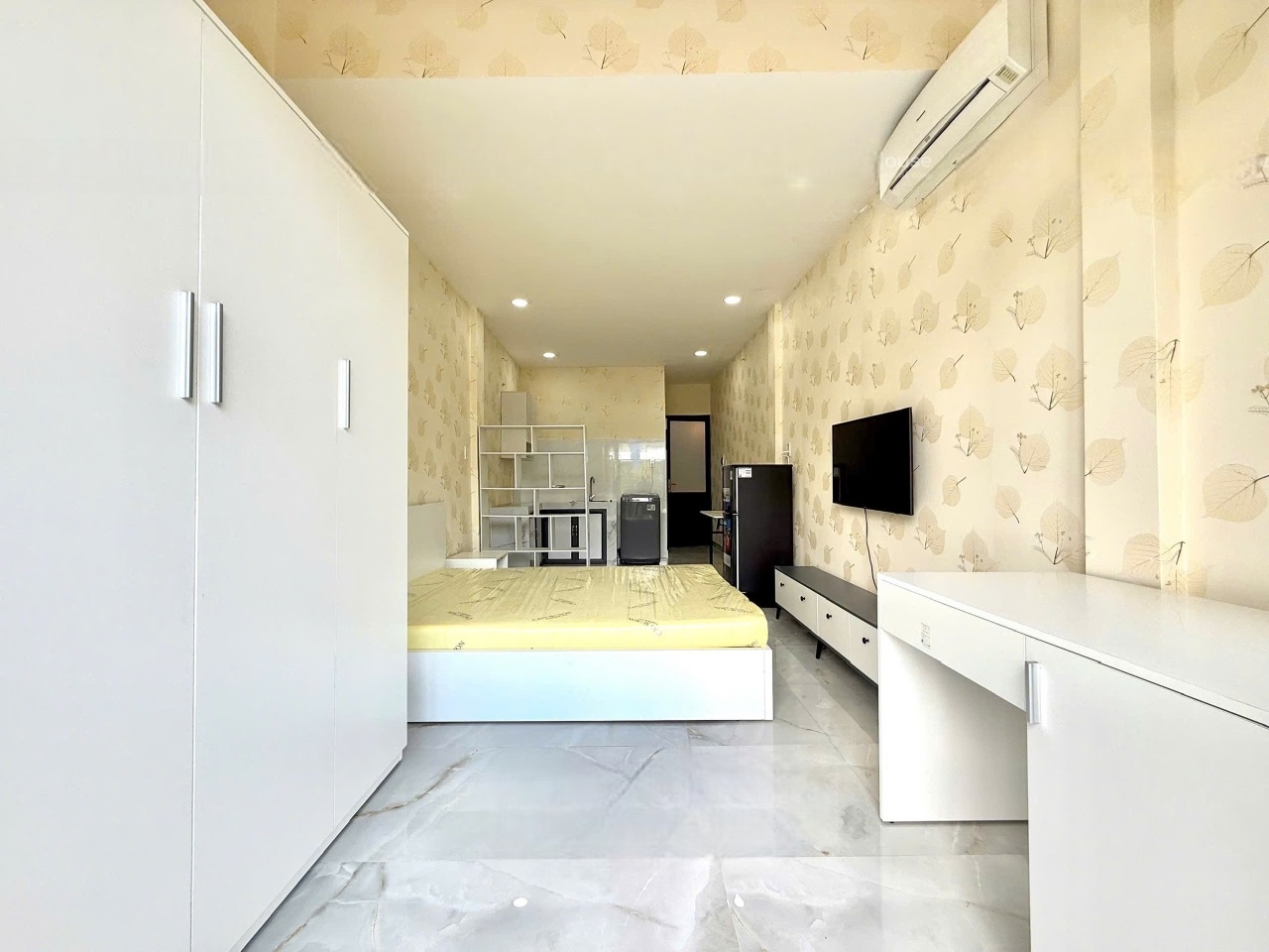 Phòng trọ Studio 35m2 tại NVK Home Trường Chinh - Tân Bình - Phòng ngủ