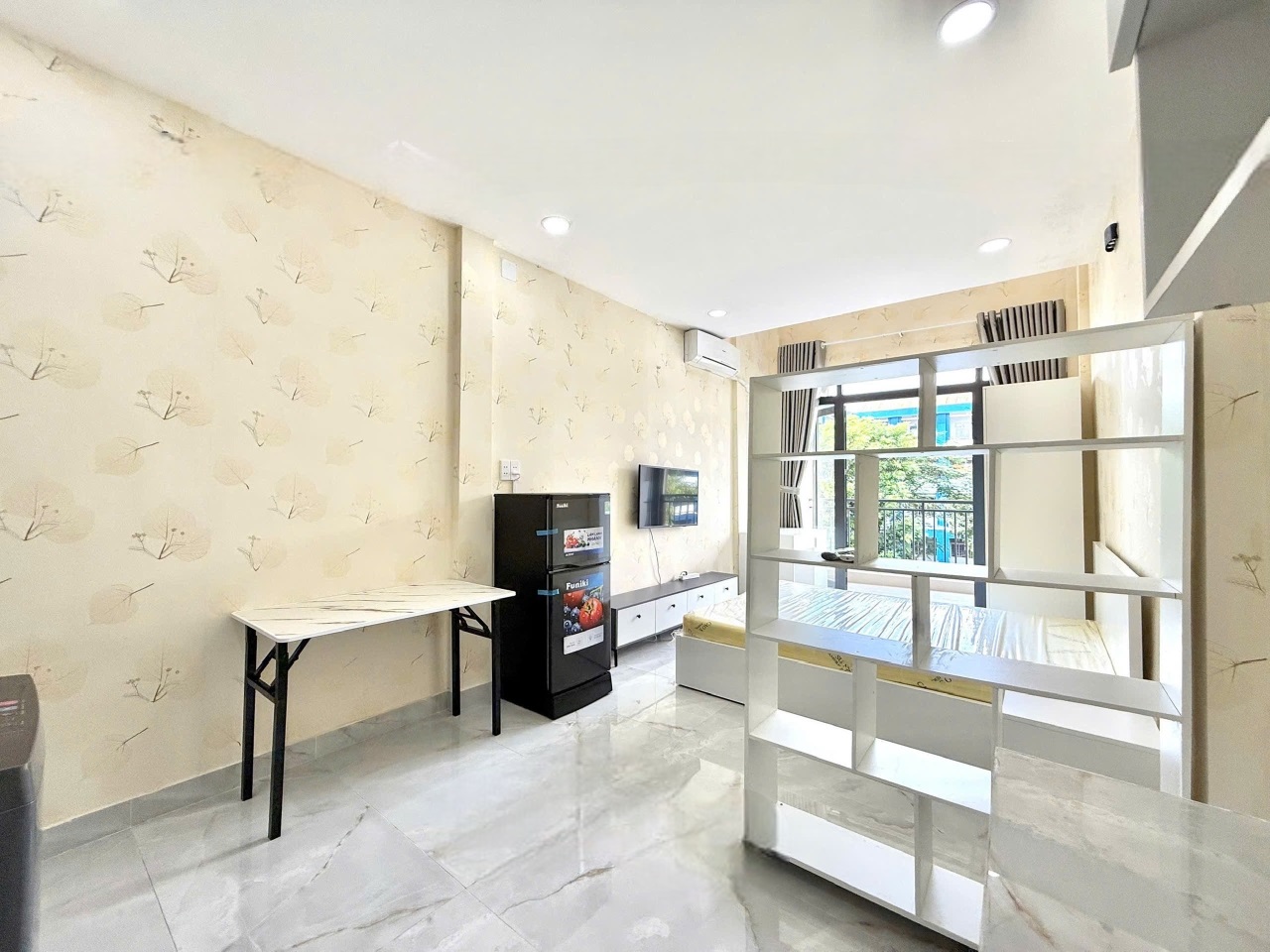 Phòng trọ Studio 35m2 tại NVK Home Trường Chinh - Tân Bình - Phòng ngủ