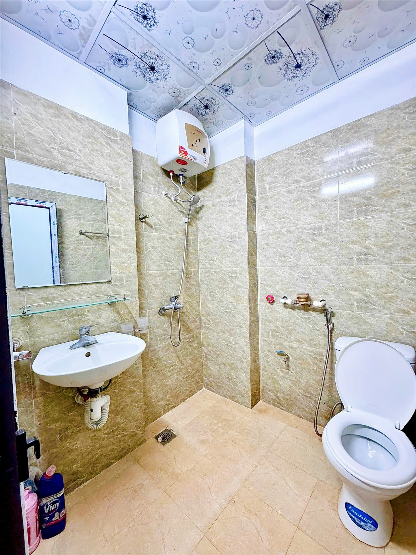 Phòng trọ Studio 25m2 tại Time House 4 Cổ Nhuế - Bắc Từ Liêm - Phòng tắm