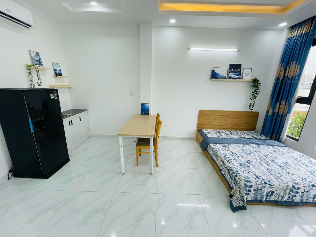 Phòng trọ Studio 30m2 tại AV House Đường số 9 - Bình Tân - Phòng ngủ
