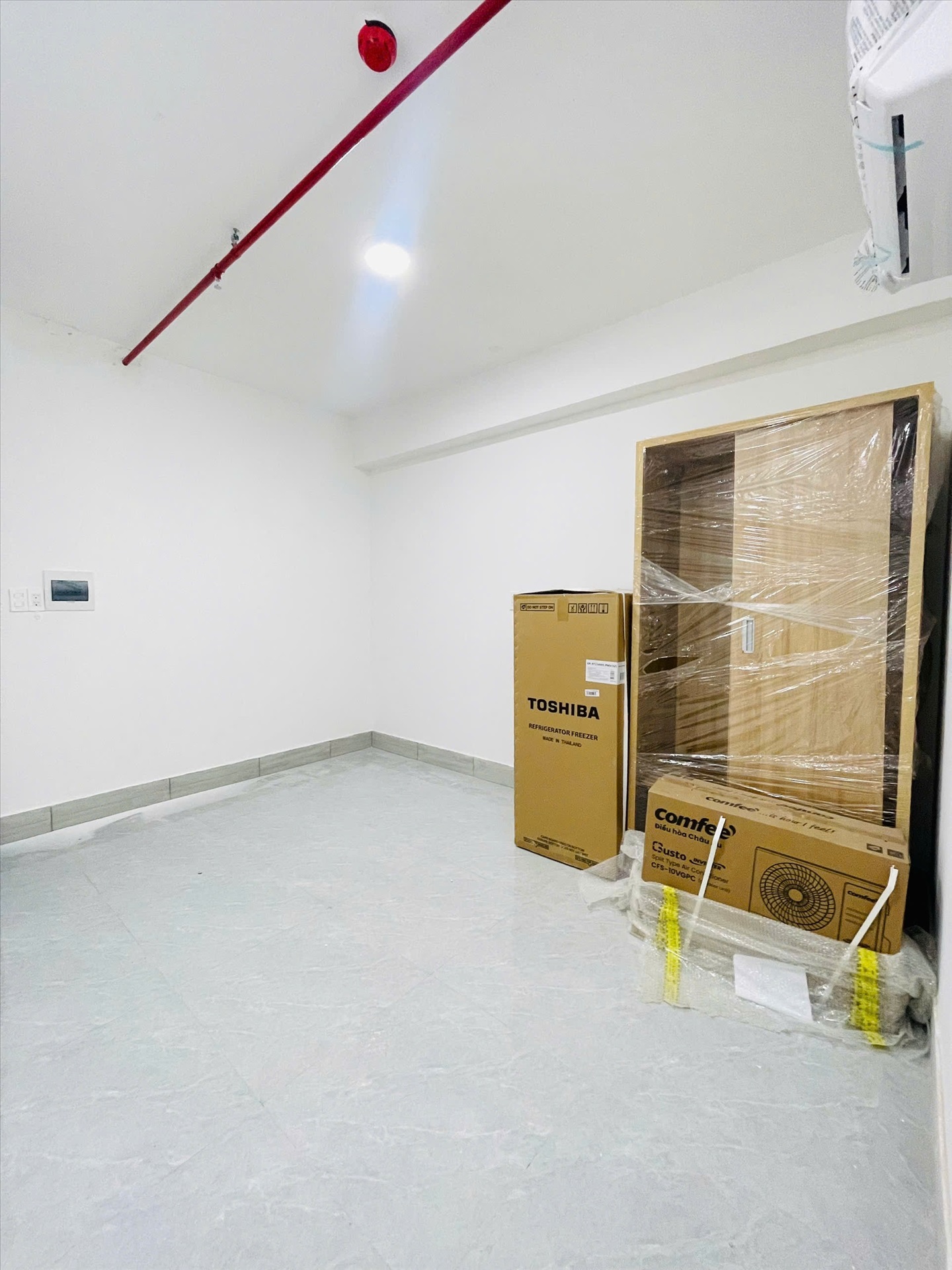 Phòng trọ Studio 28m2 tại MG House Vườn Lài - Quận 12 - Phòng ngủ