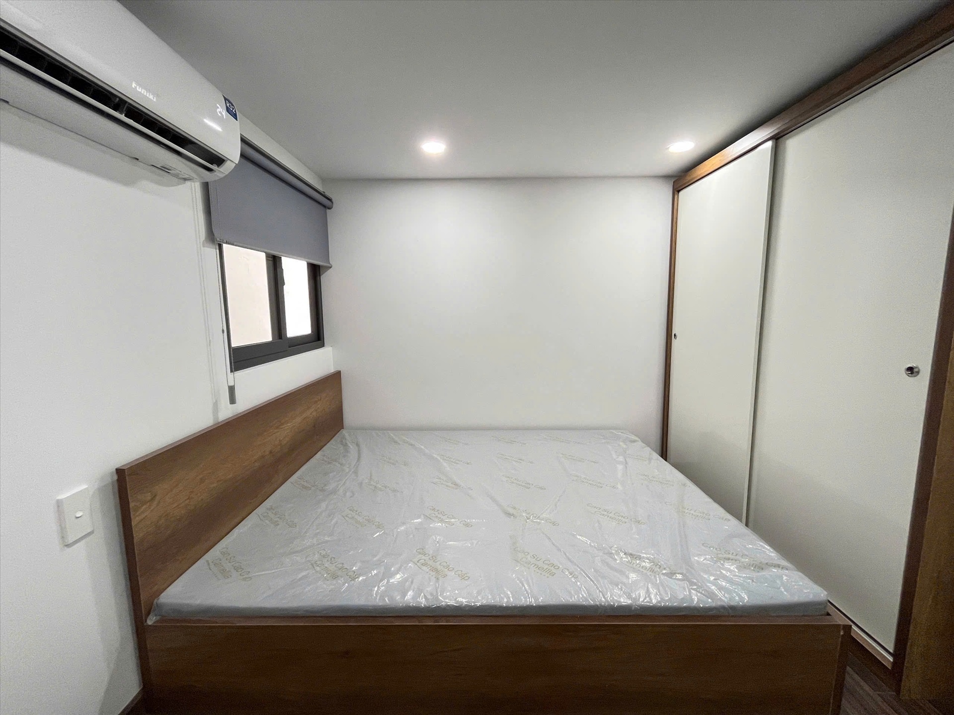 Phòng trọ Studio 28m2 tại Redhomes Hiệp Nhất - Tân Bình - Phòng ngủ