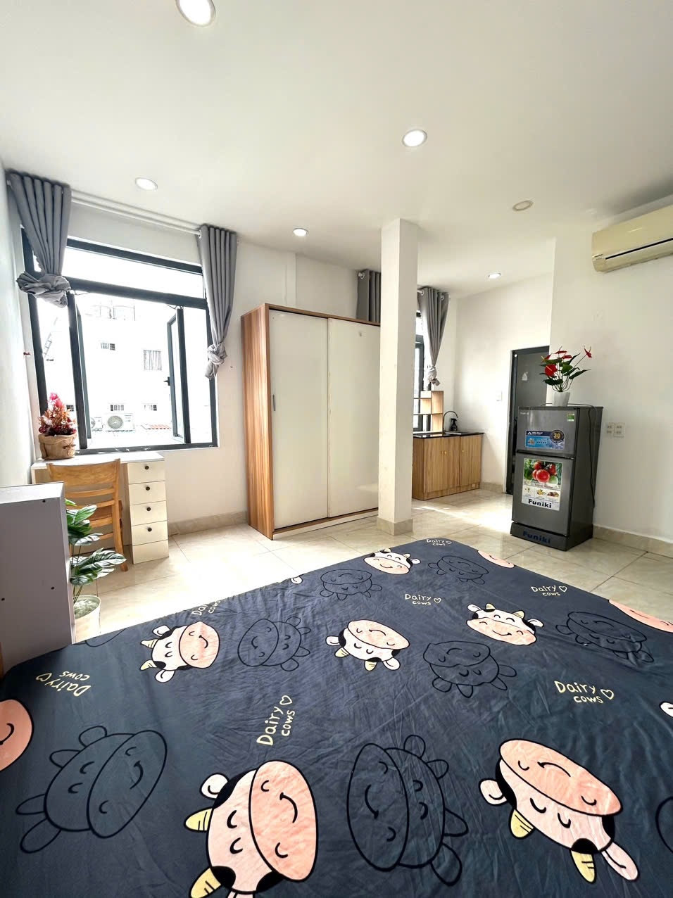 Phòng trọ Studio 20m2 tại AL House Bùi Thị Xuân - Tân Bình - Phòng ngủ