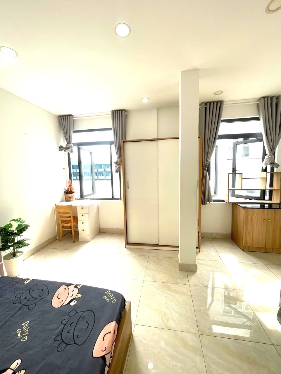 Phòng trọ Studio 20m2 tại AL House Bùi Thị Xuân - Tân Bình - Phòng ngủ