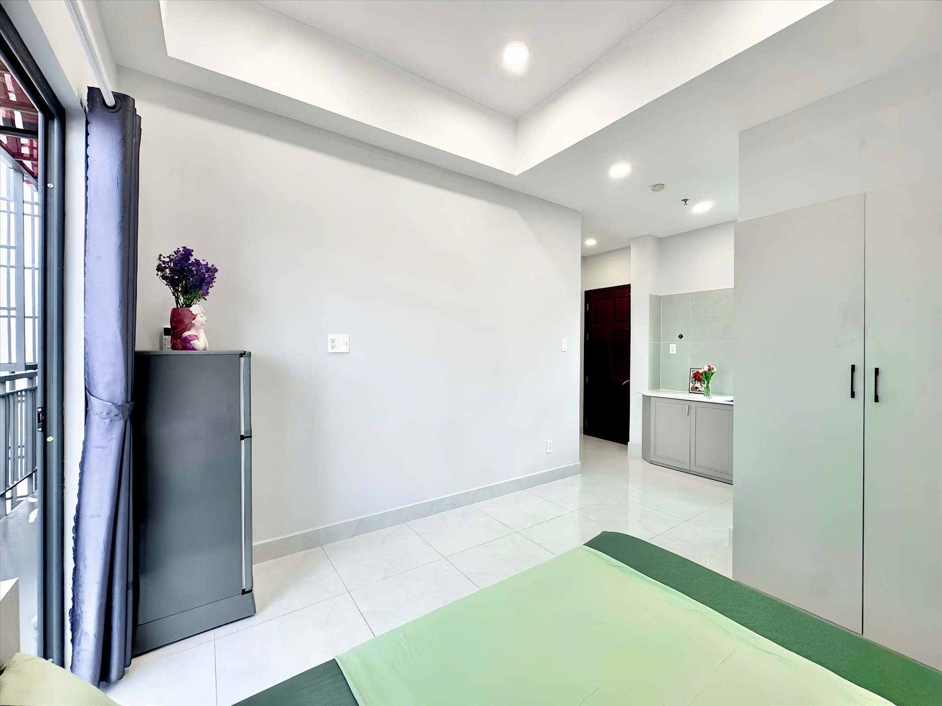 Phòng trọ Studio 25m2 tại MH Home Cộng Hòa - Tân Bình - Phòng ngủ