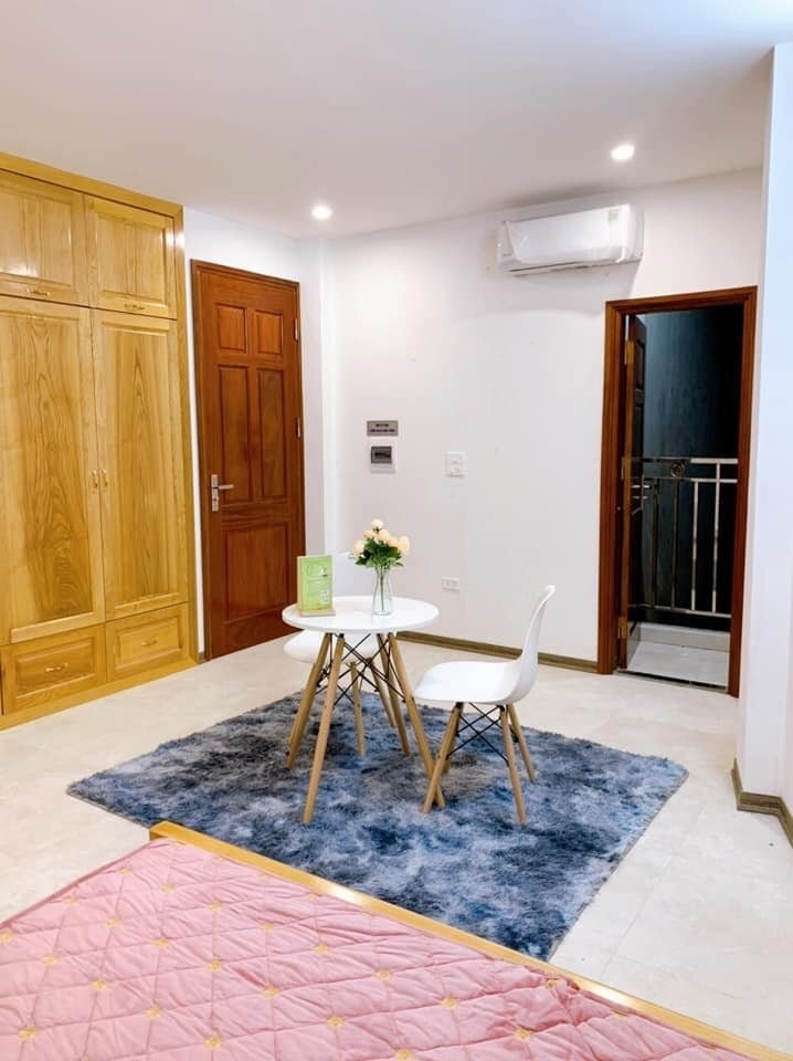 Phòng trọ Studio 25m2 tại Happy Homes Nguyễn Khánh Toàn - Cầu Giấy - Phòng khách