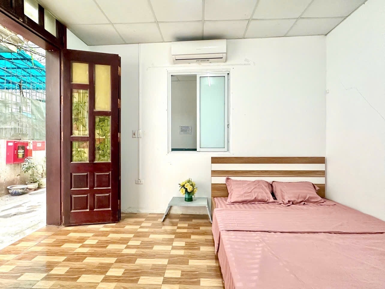 Phòng trọ Studio 27m2 tại Time House Lạc Long Quân - Tây Hồ - Phòng ngủ