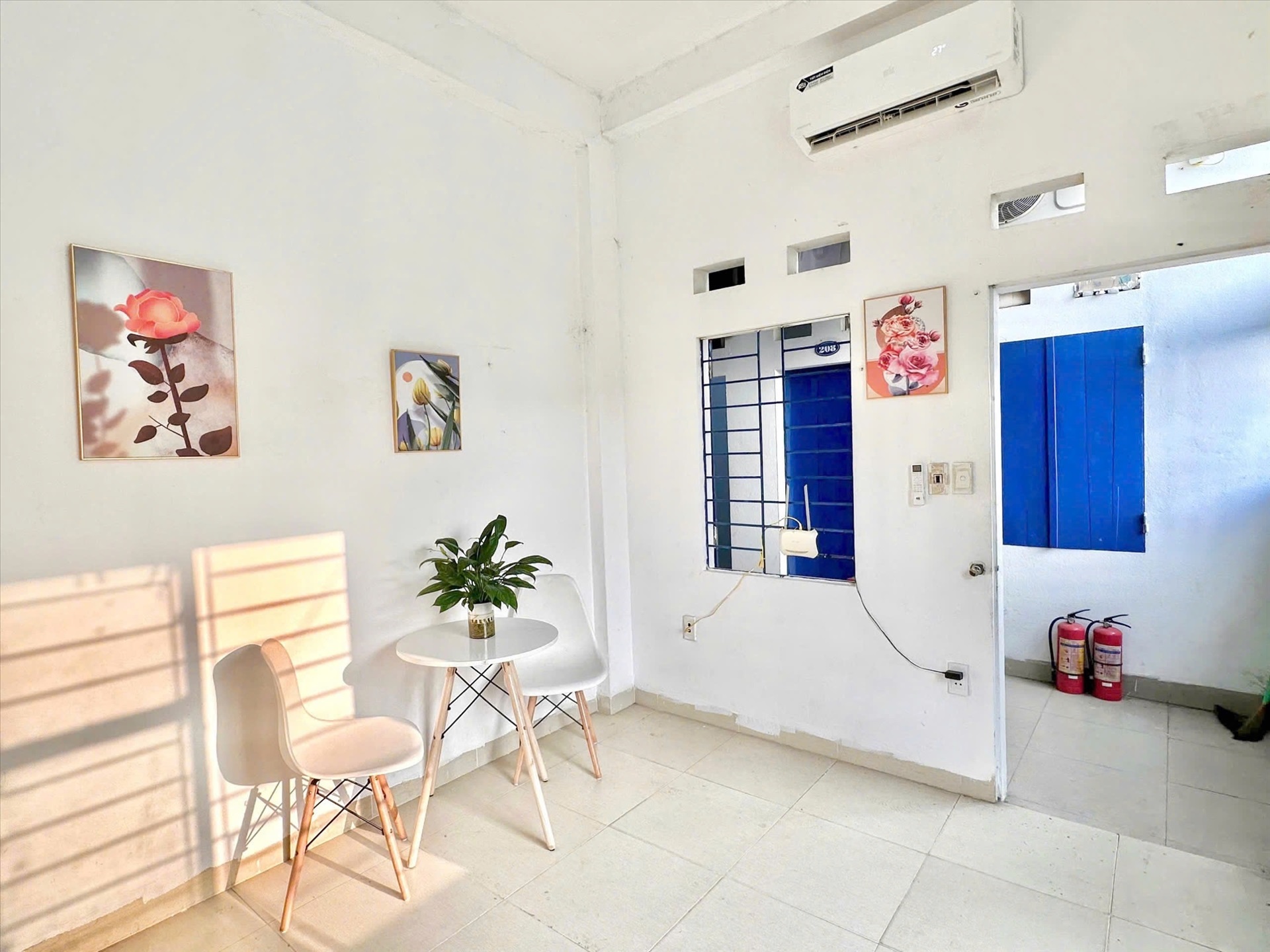 Phòng trọ Duplex 25m2 tại Timehouse 5 Cầu Diễn - Bắc Từ Liêm - Phòng khách