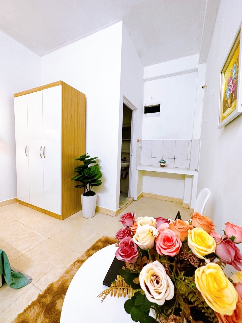 Phòng trọ Studio 25m2 tại Time House 1 Chính Kinh - Thanh Xuân - Phòng khách