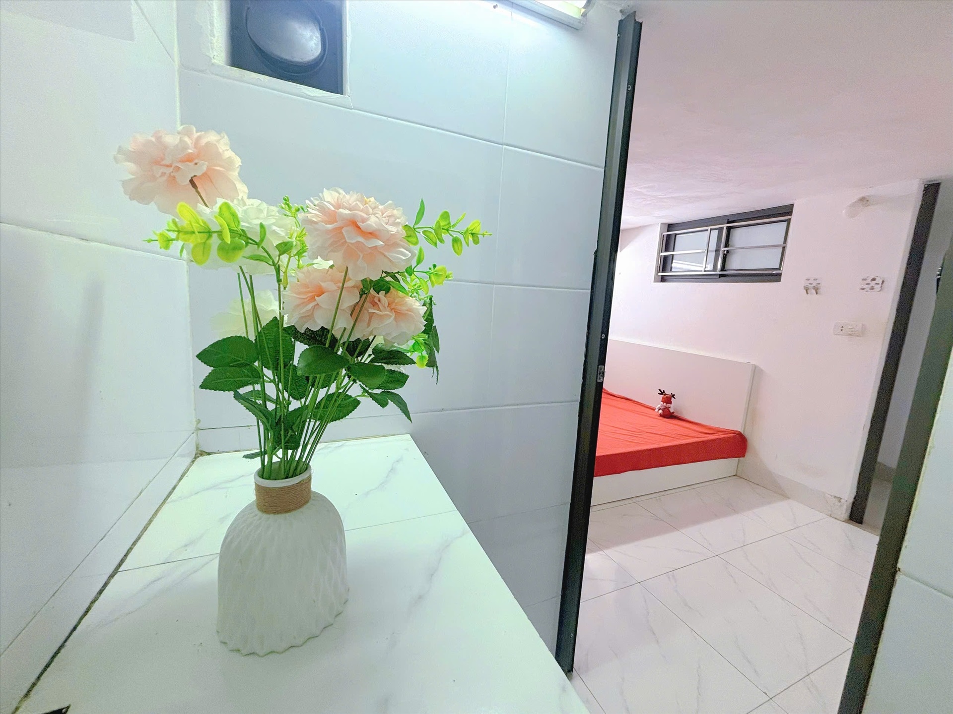 Phòng trọ Studio 22m2 tại Happy Homes 2 Trần Bình - Cầu Giấy - Phòng bếp