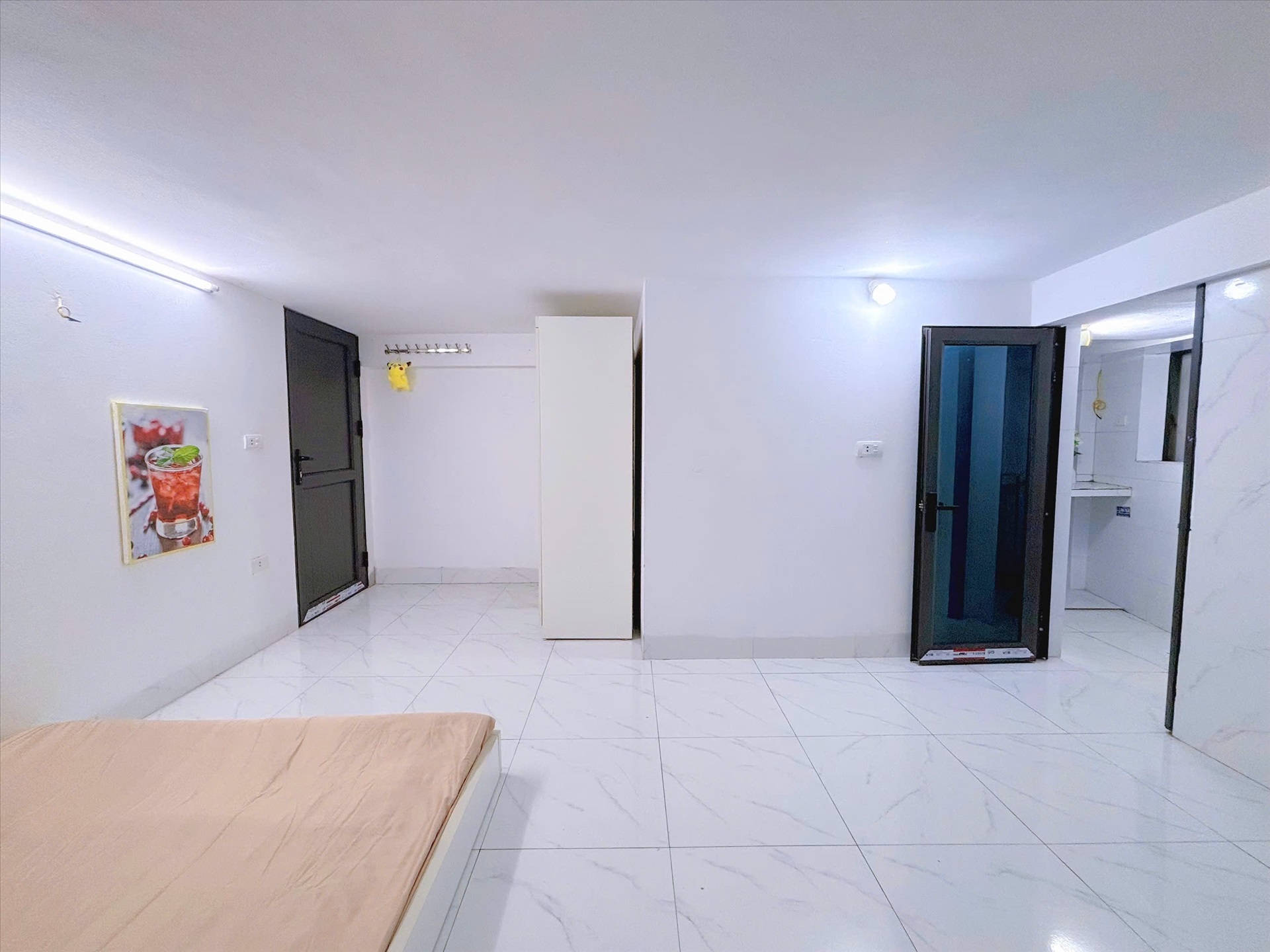 Phòng trọ Studio 25m2 tại Happy Homes 2 Trần Bình - Cầu Giấy - Phòng khách