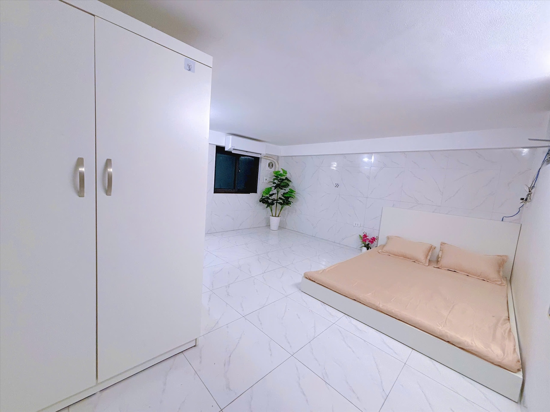 Phòng trọ Studio 25m2 tại Happy Homes 2 Trần Bình - Cầu Giấy - Phòng ngủ