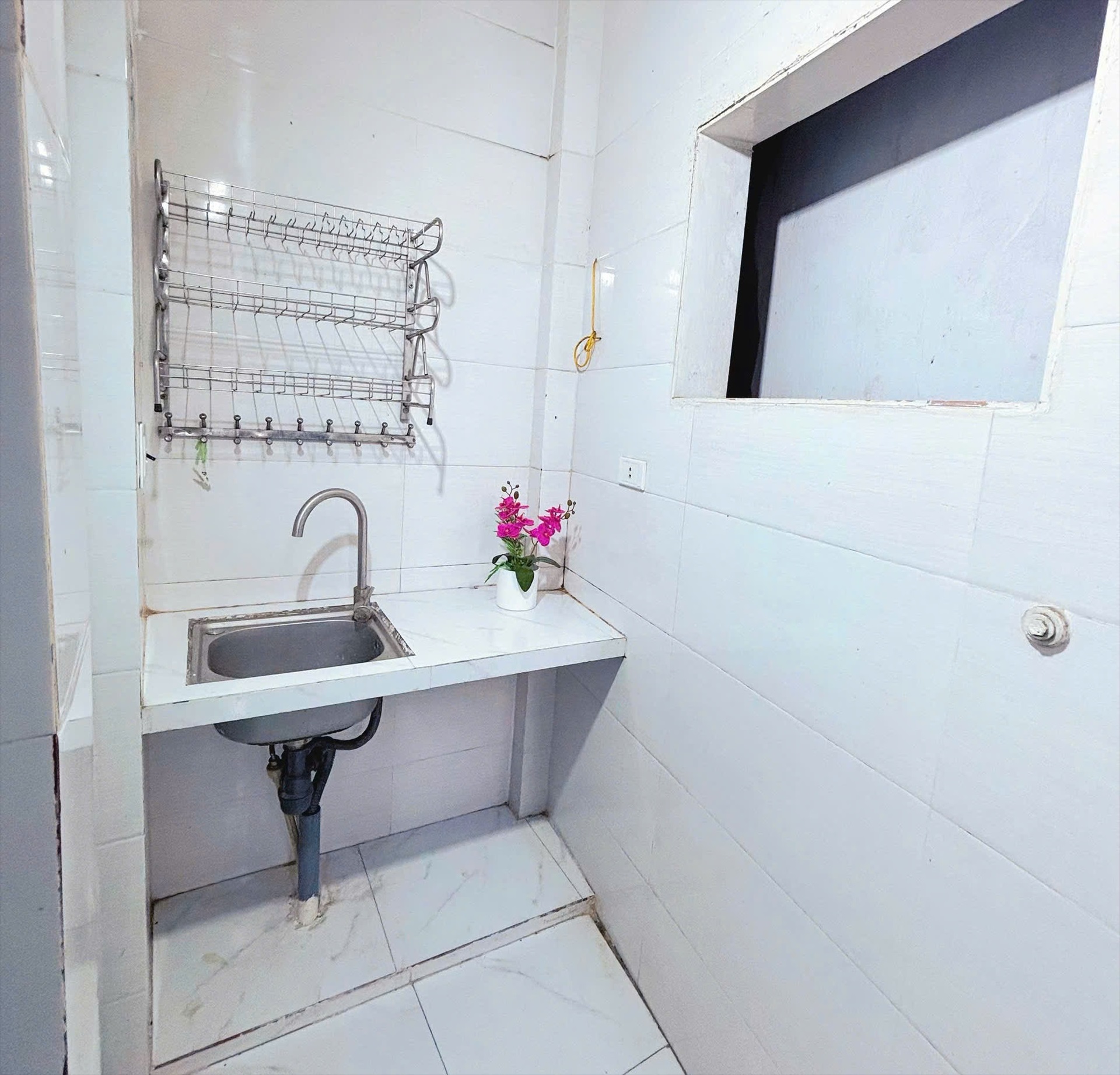 Phòng trọ Studio 25m2 tại Happy Homes 2 Trần Bình - Cầu Giấy - Phòng bếp