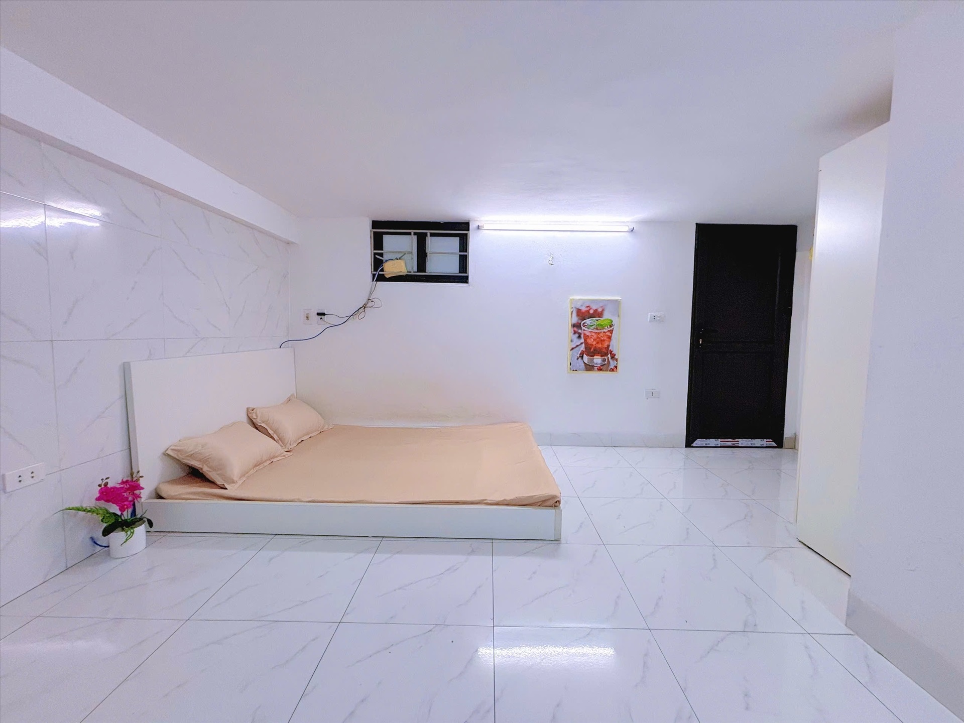 Phòng trọ Studio 25m2 tại Happy Homes 2 Trần Bình - Cầu Giấy - Phòng ngủ