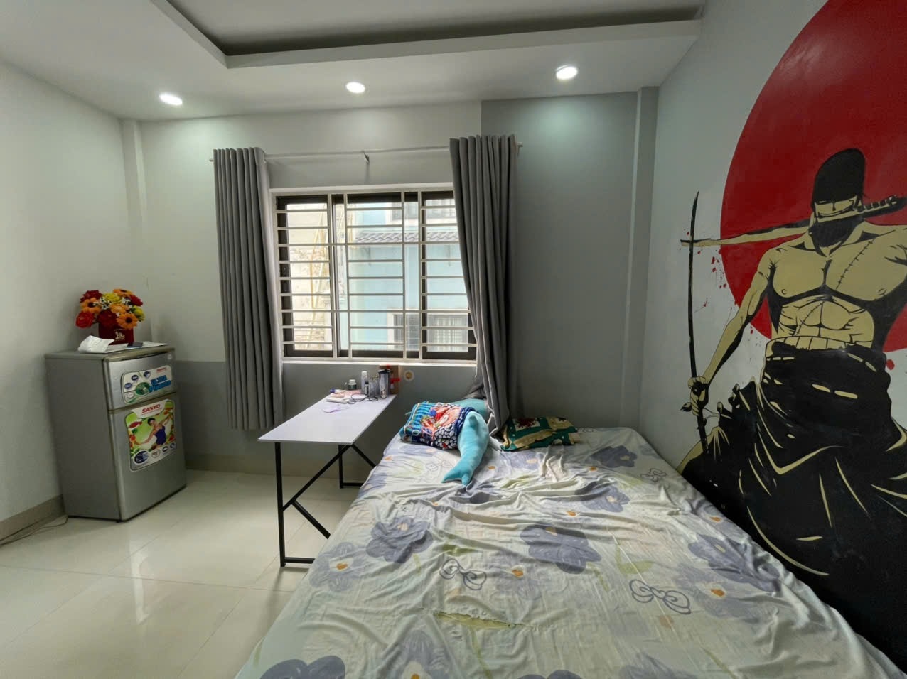 Phòng trọ Studio 25m2 tại Rosa Home Nơ Trang Long - Bình Thạnh - Phòng ngủ
