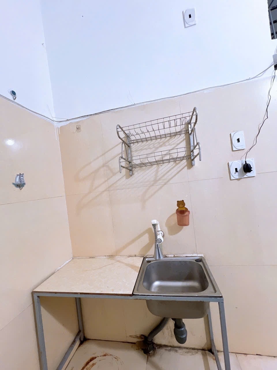 Phòng trọ Studio 25m2 tại HappyHomes Văn Hội - Bắc Từ Liêm - Phòng bếp