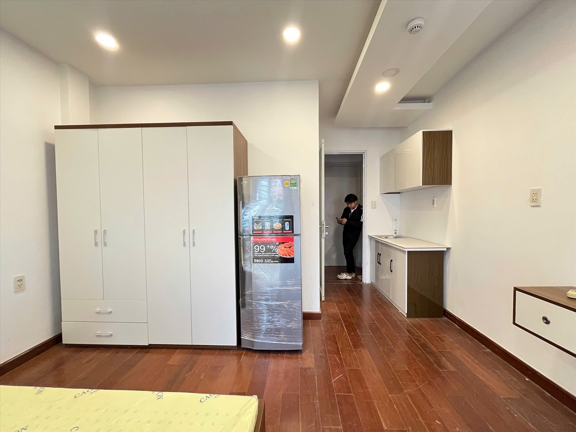 Phòng trọ Studio 30m2 tại TL House Nguyễn Văn Đậu - Bình Thạnh - Phòng ngủ