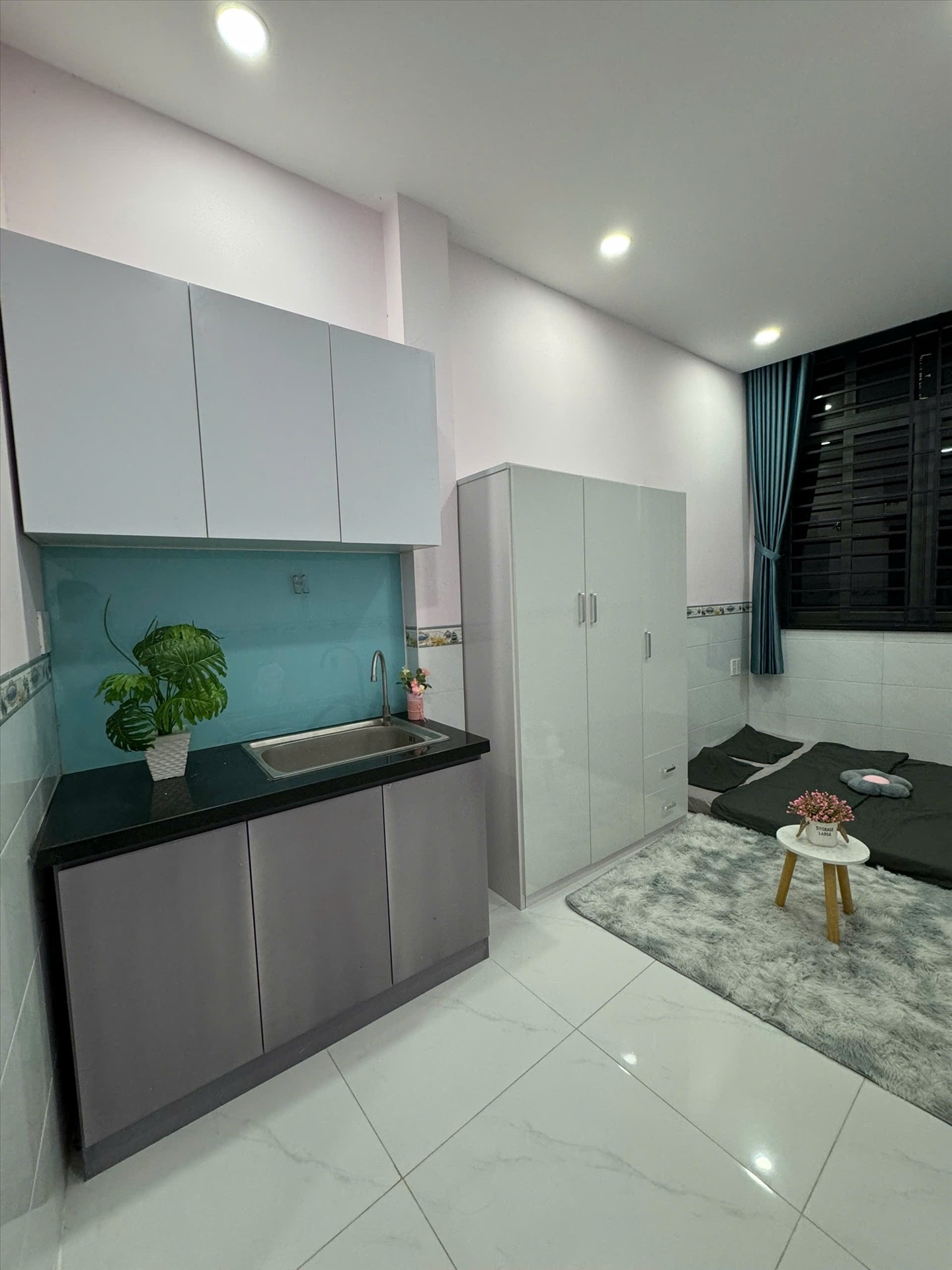 Phòng trọ Studio 28m2 tại Mer's House Trần Văn Đang - Quận 3 - Phòng khách