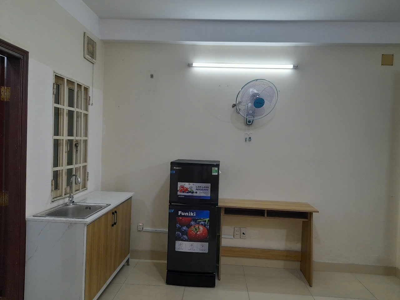 Phòng trọ Studio 25m2 tại AT House Lê Văn Sỹ - Quận 3 - Phòng bếp