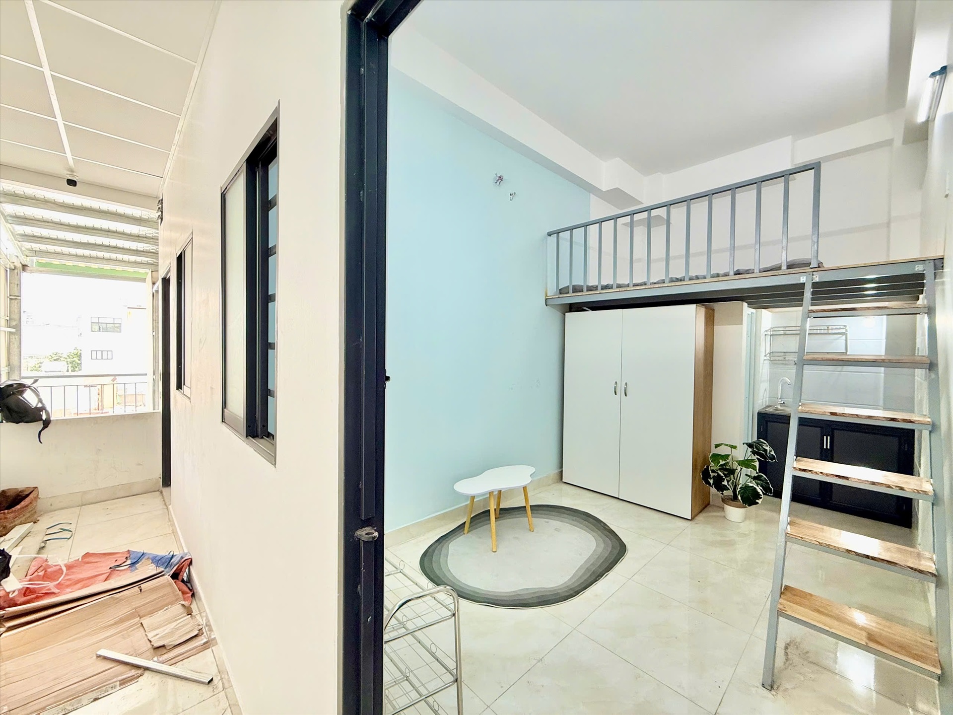 Phòng trọ Duplex 25m2 tại TP House Nguyễn Phúc Chu - Tân Bình - Phòng ngủ