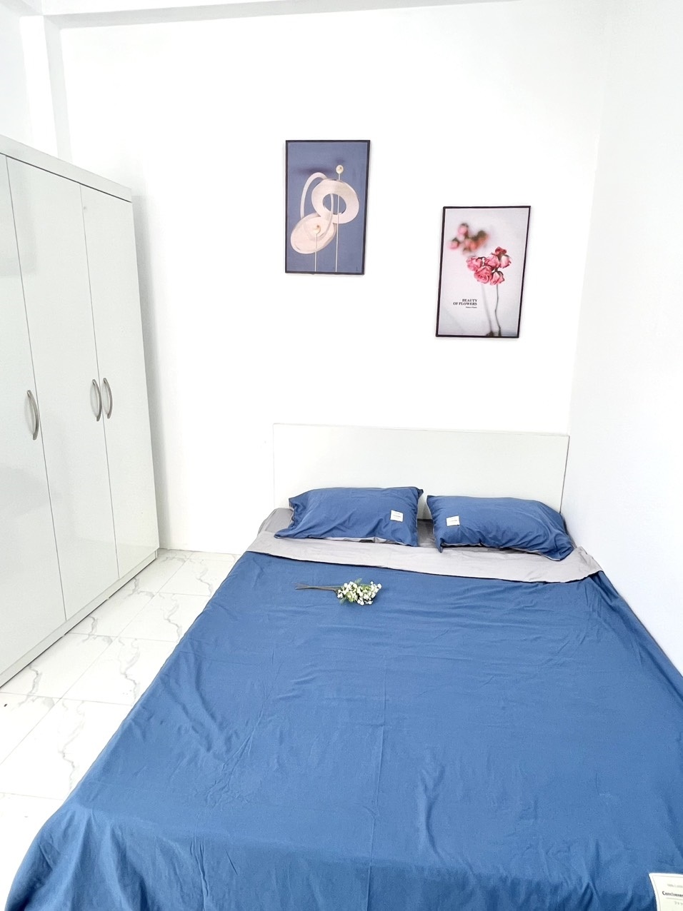 Phòng trọ Studio 25m2 tại HappyHomes Hồ Tùng Mậu - Bắc Từ Liêm - Phòng ngủ