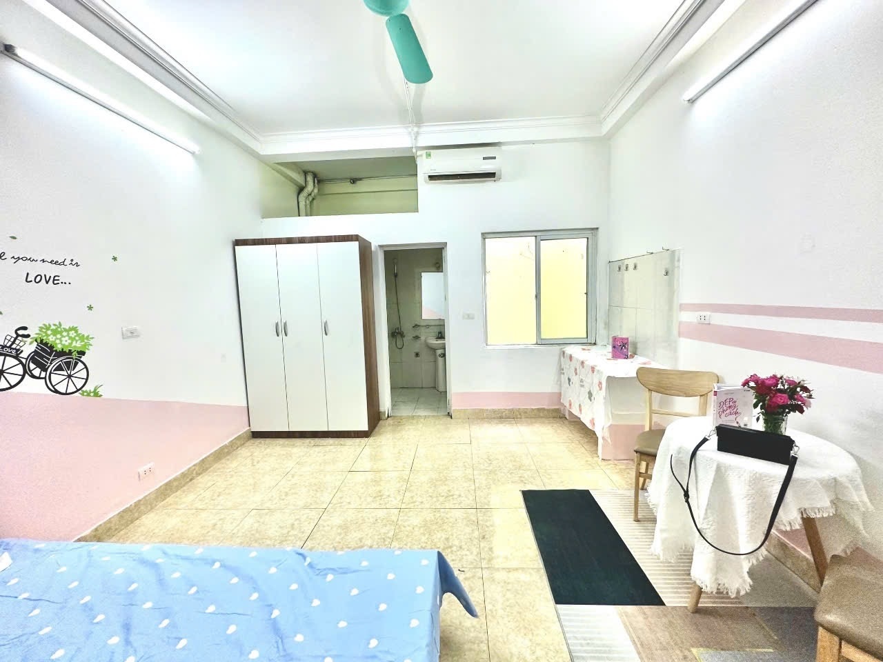 Phòng trọ Studio 25m2 tại Timehouse 2 Mỹ Đình - Nam Từ Liêm - Phòng ngủ