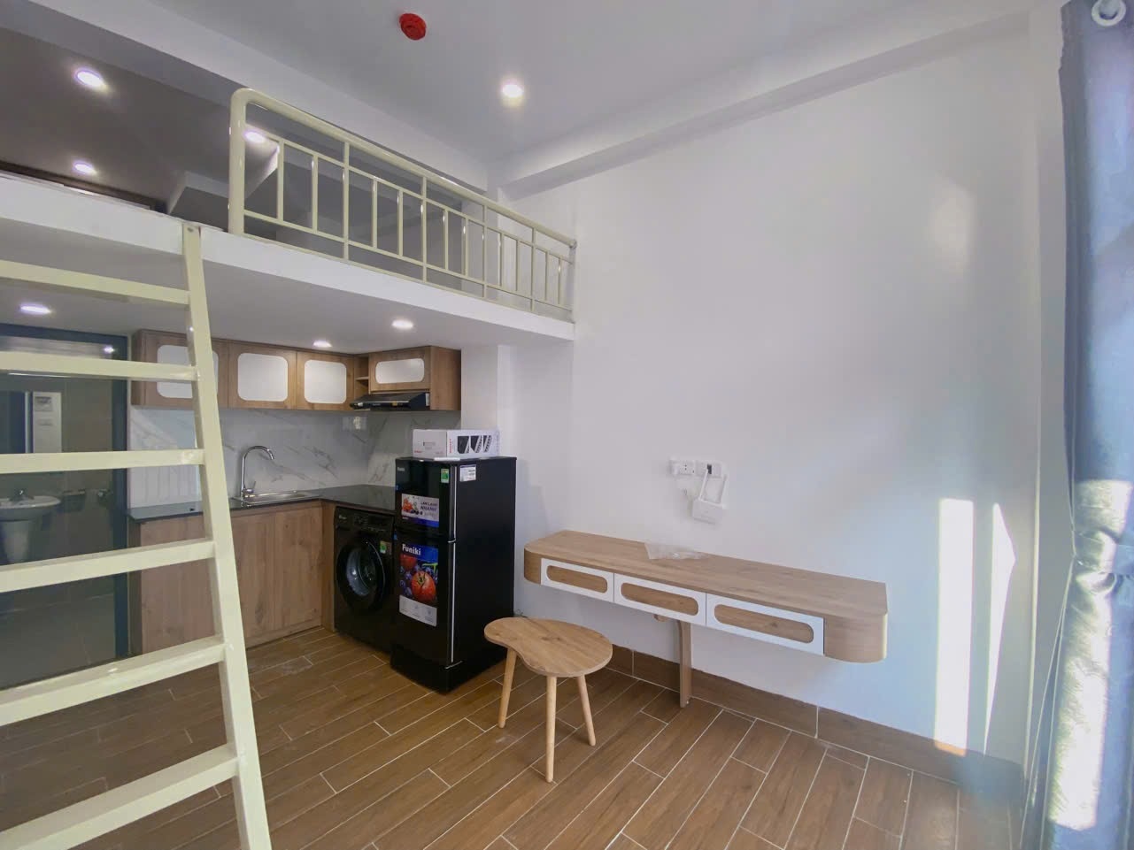 Phòng trọ Duplex 25m2 tại Funhome Phạm Văn Đồng - Cầu Giấy - Phòng ngủ