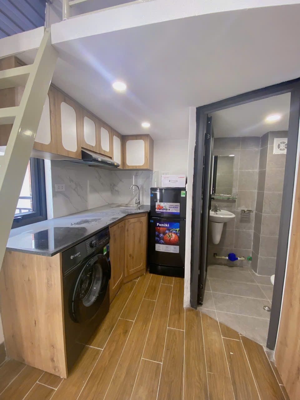 Phòng trọ Duplex 25m2 tại Funhome Phạm Văn Đồng - Cầu Giấy - Phòng ngủ