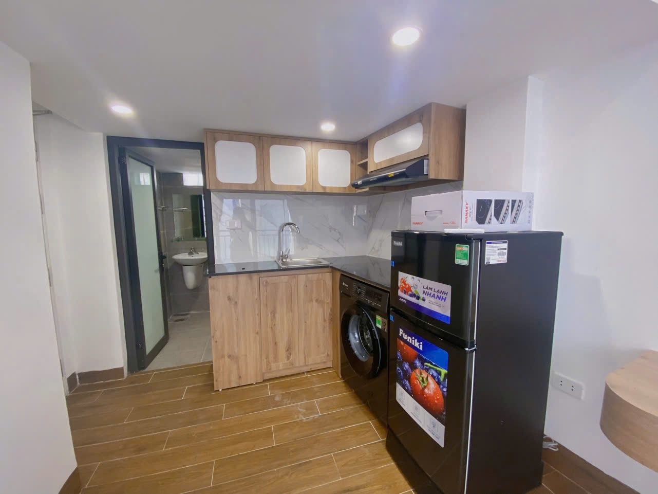 Phòng trọ Duplex 25m2 tại Funhome Phạm Văn Đồng - Cầu Giấy - Phòng ngủ