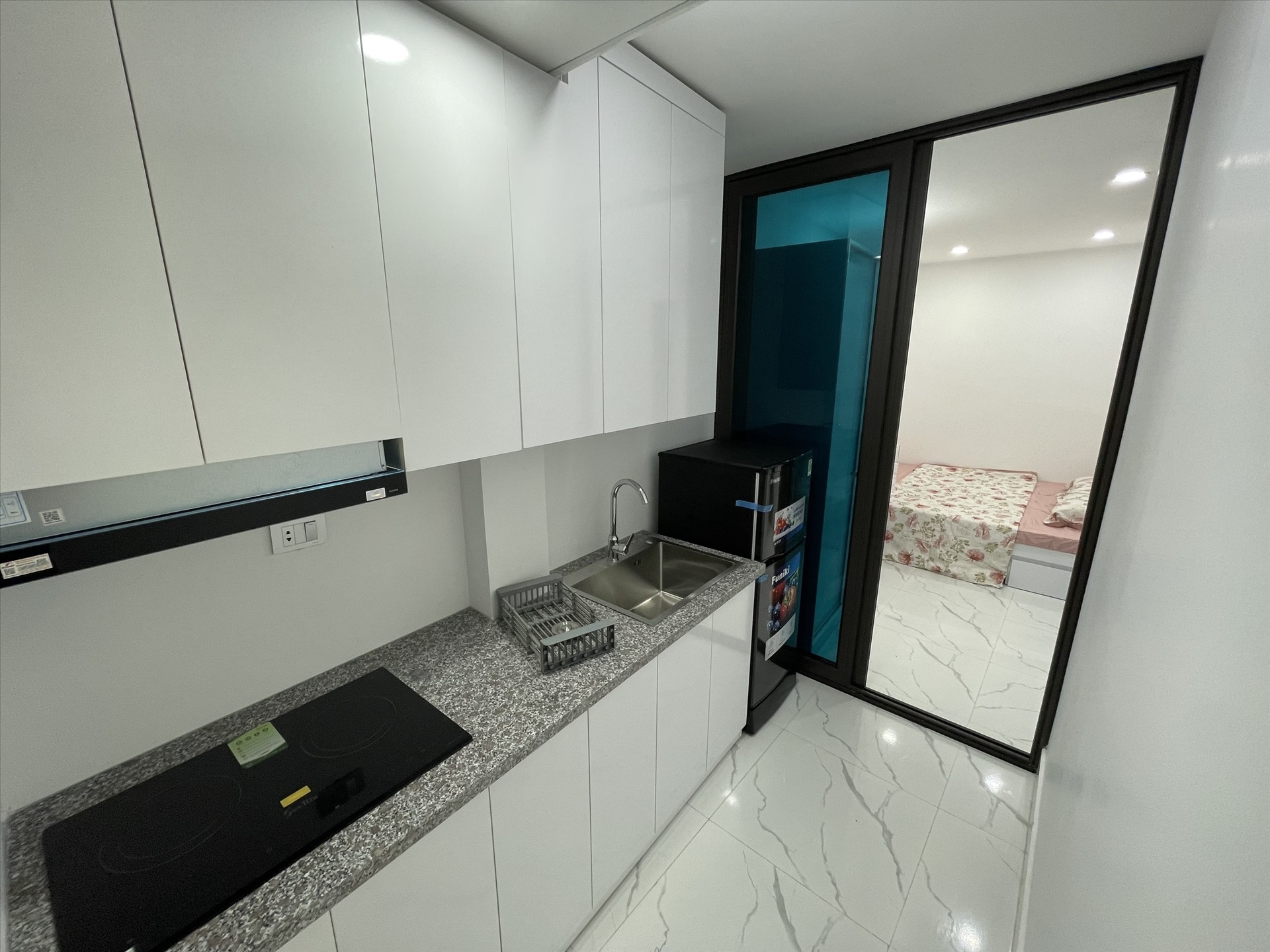Phòng trọ Studio 20m2 tại NT Apartment Trần Quốc Vượng - Cầu Giấy - Phòng bếp