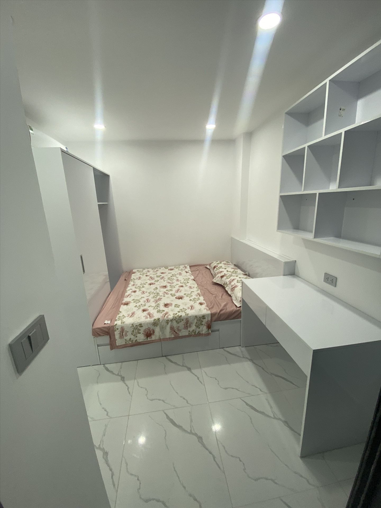 Phòng trọ Studio 20m2 tại NT Apartment Trần Quốc Vượng - Cầu Giấy - Phòng ngủ