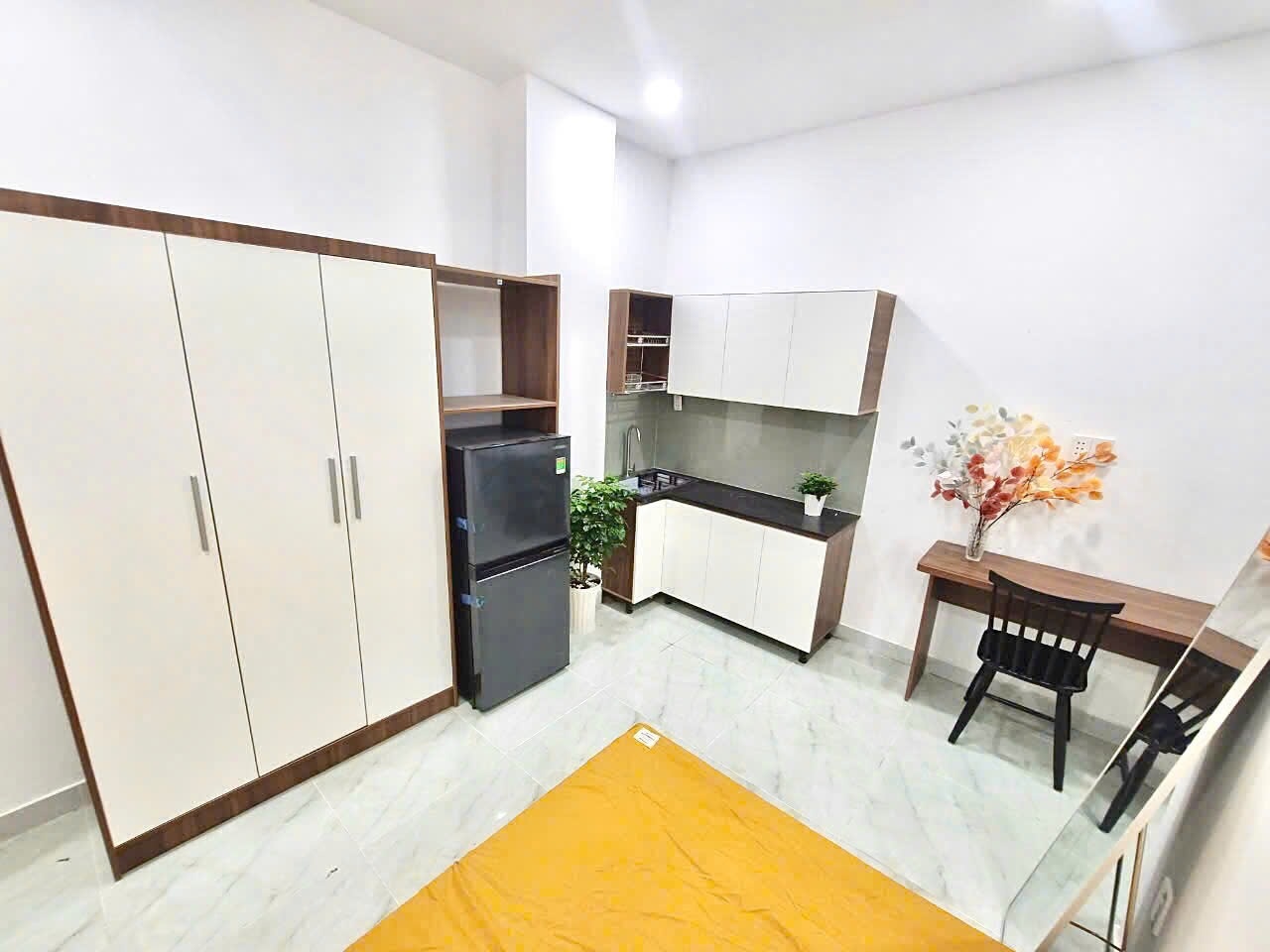 Phòng trọ Studio 30m2 tại CH Home Phan Bội Châu - Bình Thạnh - Phòng ngủ