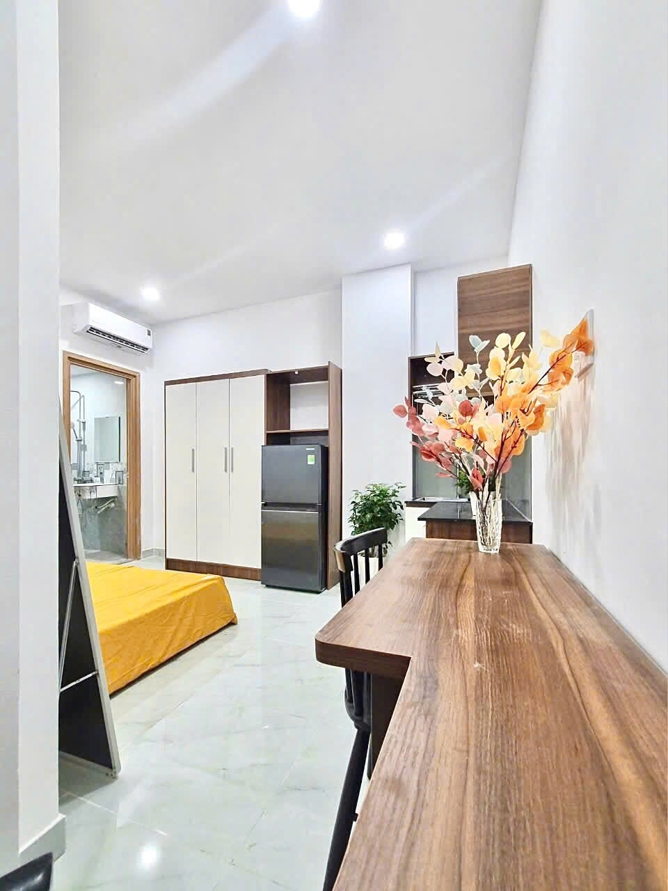 Phòng trọ Studio 30m2 tại CH Home Phan Bội Châu - Bình Thạnh - Góc làm việc