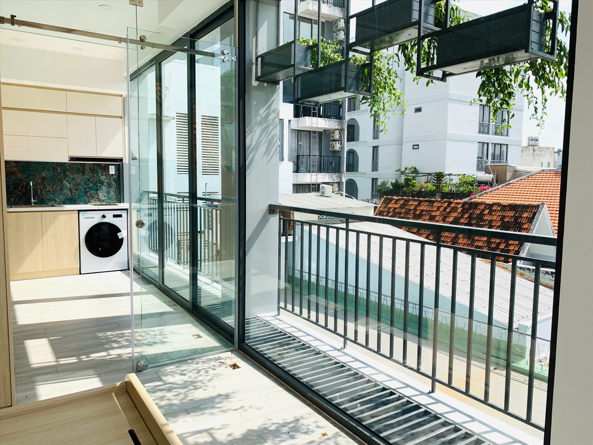 Phòng trọ 1 Phòng ngủ 40m2 tại SM House Lê Quang Định - Bình Thạnh - Ban công