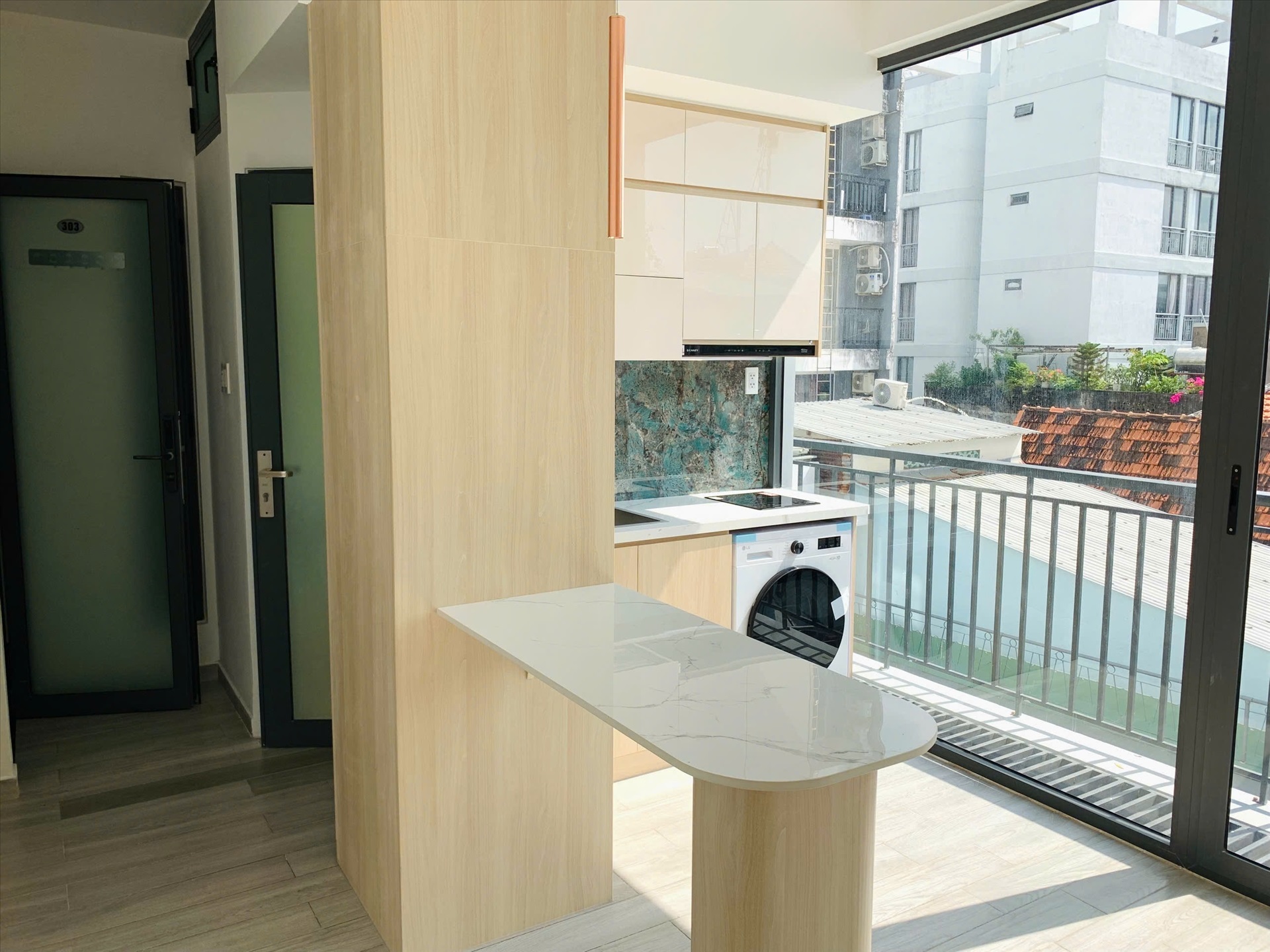 Phòng trọ 1 Phòng ngủ 40m2 tại SM House Lê Quang Định - Bình Thạnh - Phòng bếp