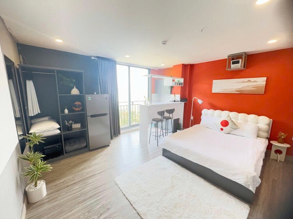 Phòng trọ Studio 30m2 tại VH Apartment Đường 37 - Quận 2 - Phòng ngủ