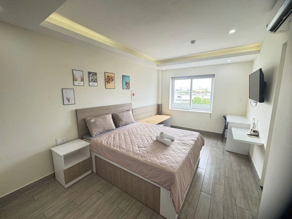 Phòng trọ 1 Phòng ngủ 45m2 tại Siris Lune Residence Hưng Gia 5 - Quận 7 - Phòng ngủ